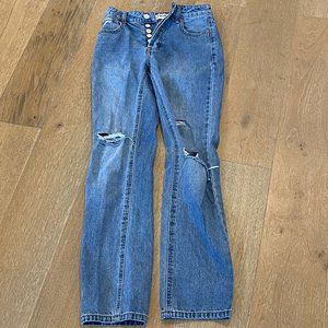 RSQ High Rise Straight Leg Jeans - Size 24